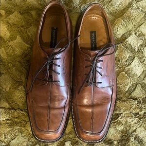 Bostonian Men's Rich Brown Leather Oxfords